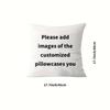 Custom Pet Memorial Pillowcase with Photo Personalized Dog Cat Remembrance Pillow Cover, Soft Comfortable Bedding for Pets