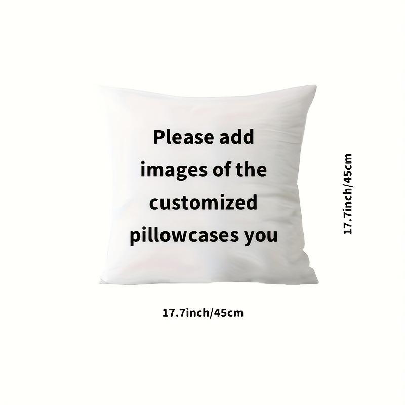 Custom Pet Memorial Pillowcase with Photo Personalized Dog Cat Remembrance Pillow Cover, Soft Comfortable Bedding for Pets