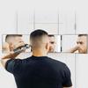 Trifold Mirror LED Makeup Mirror 3 Way Mirror for Self Hair Cutting Lightweight Portable Adjustable 