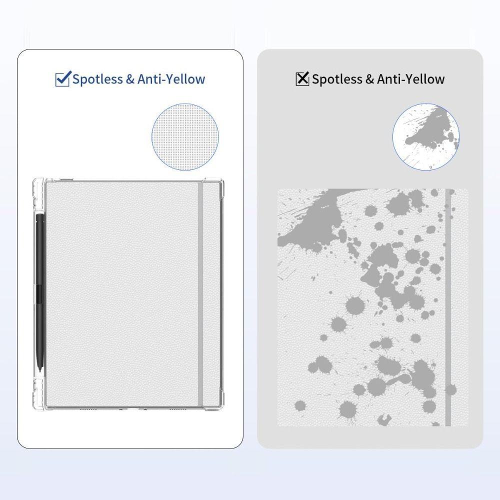 Anti-fall Protective Cover Clear Back Shell Premium 10.3" Airbag Tablet Case for BOOX Note X5/X5S