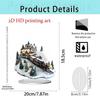 Rotating Christmas Carousel 2D Acrylic Standee - Festive Gift & Home Decoration