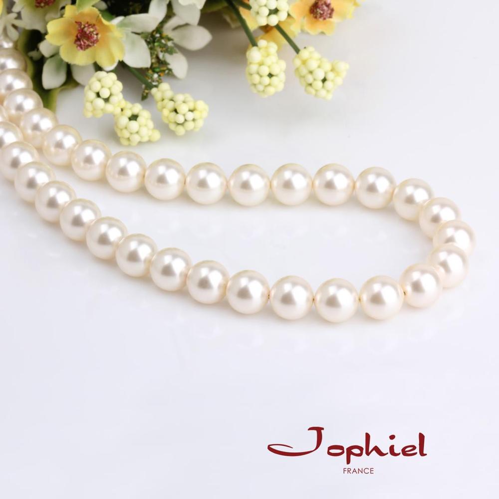 Pearl Bead Necklace 10mm Jsn507 (Nuclear Pearl)