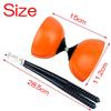 [TradeWind] Chinese Yo-Yo Diabolo Juggling Street Performance Circus Yo-Yo with String and Stick (Orange)
