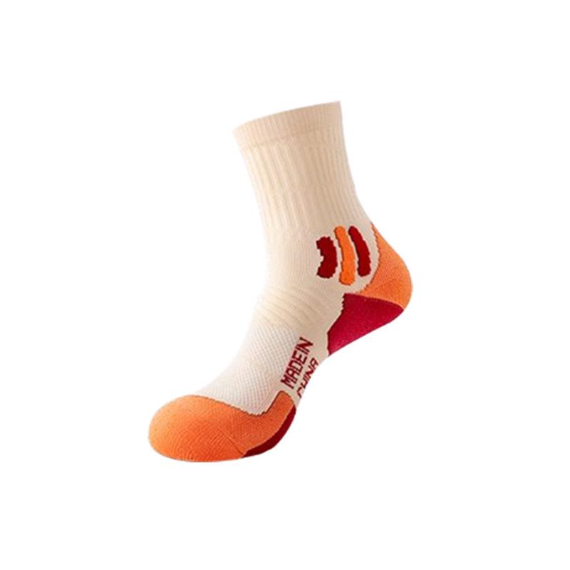 Children's and Women's Marathon Running Socks - Thickened Towel Bottom, Sweat-Absorbent, Non-Slip, Ideal for Spring/Summer Sports