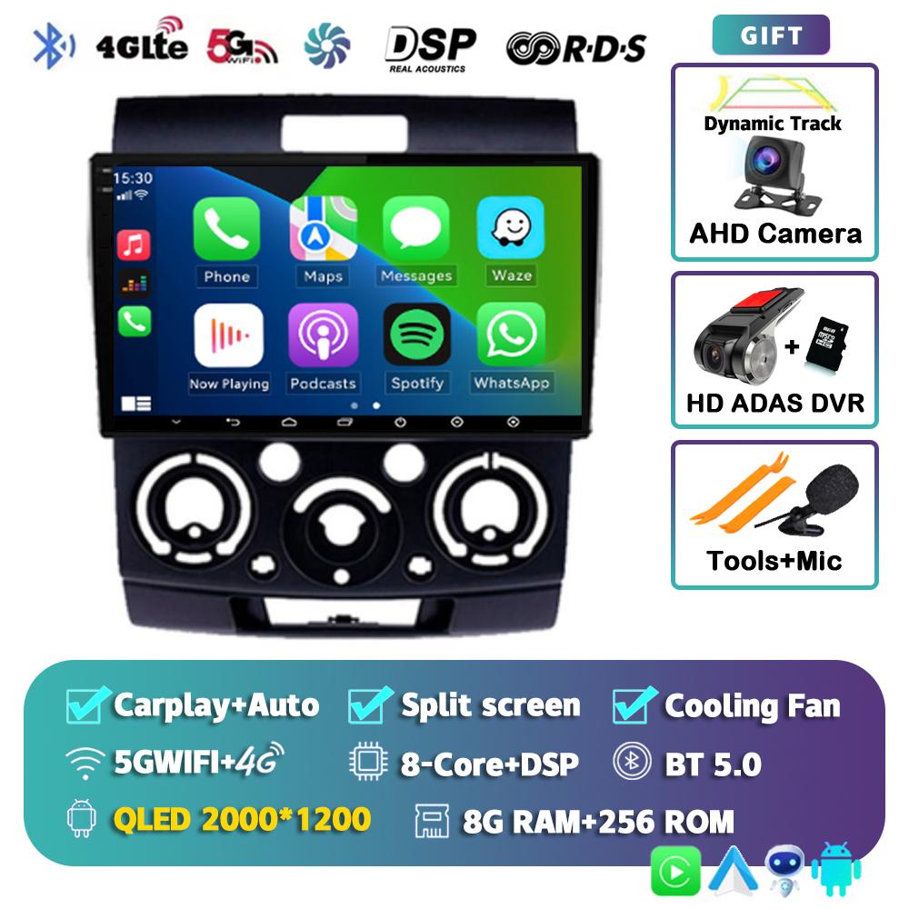 Android 14 Car Radio For Ford Everest Ranger Mazda BT50 BT-50 2006 2007 2008 - 2010 GPS Multimedia Video Player Head Unit Stereo