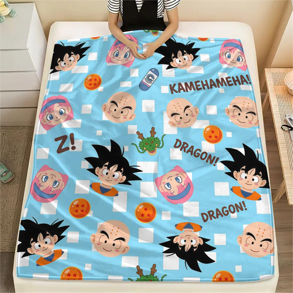 

Cute Dragon Ball AvatarPrint Flannel Blanket, High quality Comfortable for All Seasons, Home Decor, Warmth and Comfort 80cm x 120cm
