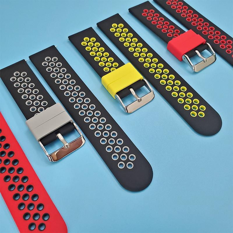 Colorful Sports Silicone Strap For COROS PACE 2 / APEX Pro / 46mm Smartwatch Band Replacement Bracelet Watchband Accessories