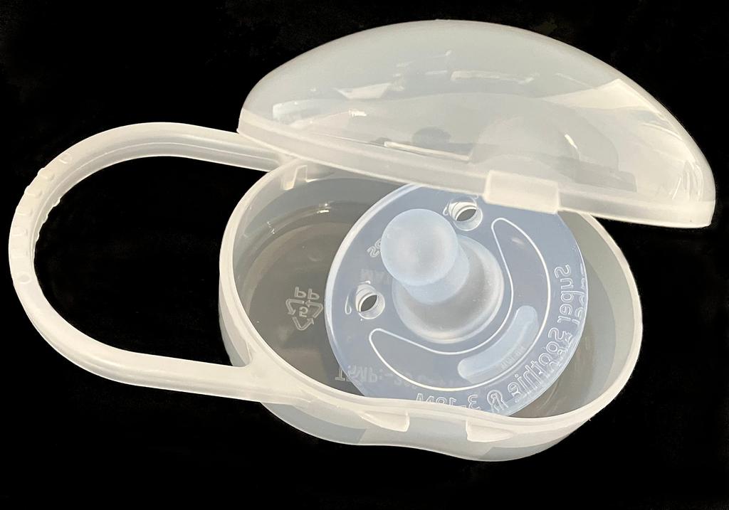 Philips Pacifier Case Pacifier Holder [Set] 0-3m + (0-3 Months, Blue) +