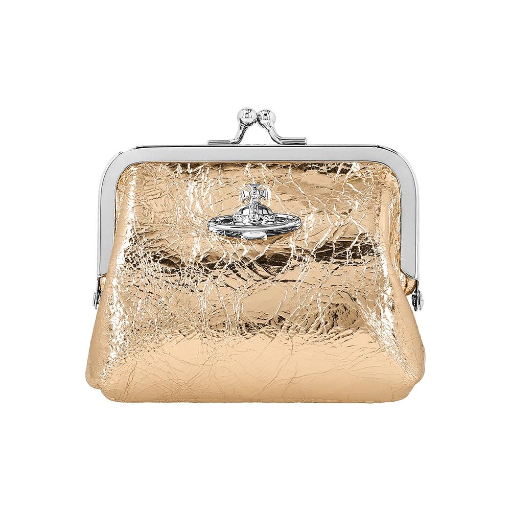 

Vivienne Westwood Metallic Crinkle Frame Pulse Mini Coin Card Wallet 56010005w L00a7 R401 56010005W L00A7 R401