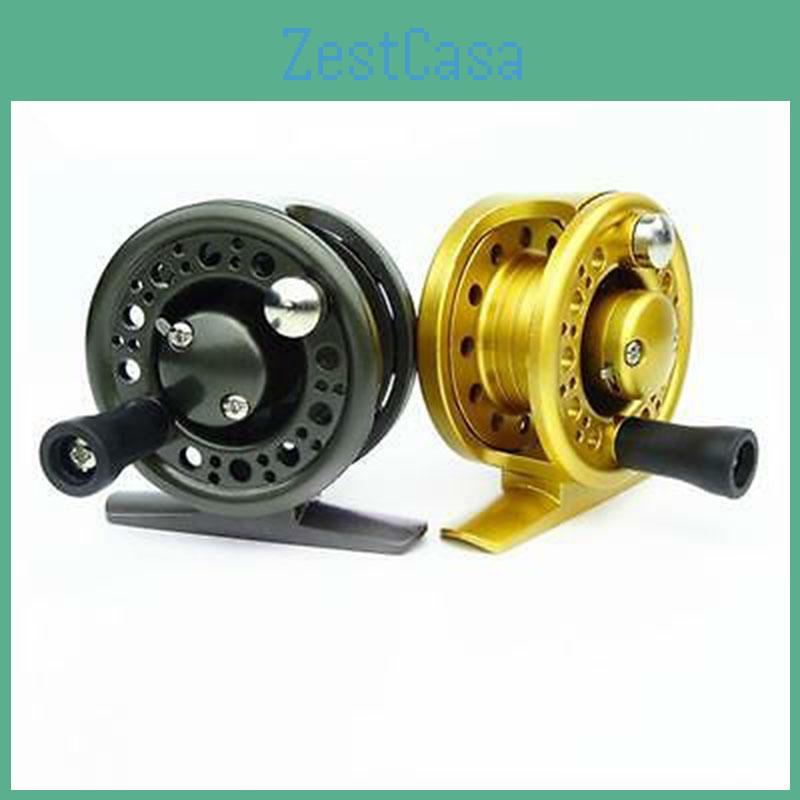 Lightweight And Durable C60 Aluminum Fly Fishing Ice Fishing Reel For Left And Right Handed