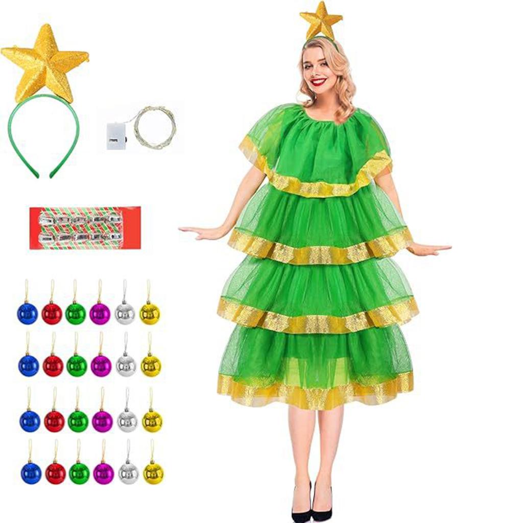 Christmas Lady Christmas Tree Party Performance Dress