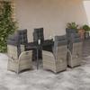 VidaXL 7-Piece Garden Dining Set with Cushions, Patio Table and Chairs, Patio Furniture, Outdoor Furniture, 3213280