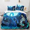 Genshin Impact Bedding Set 3D Print Soft Duvet Cover Queen King Size Home Textile Girl Kid Room Decor
