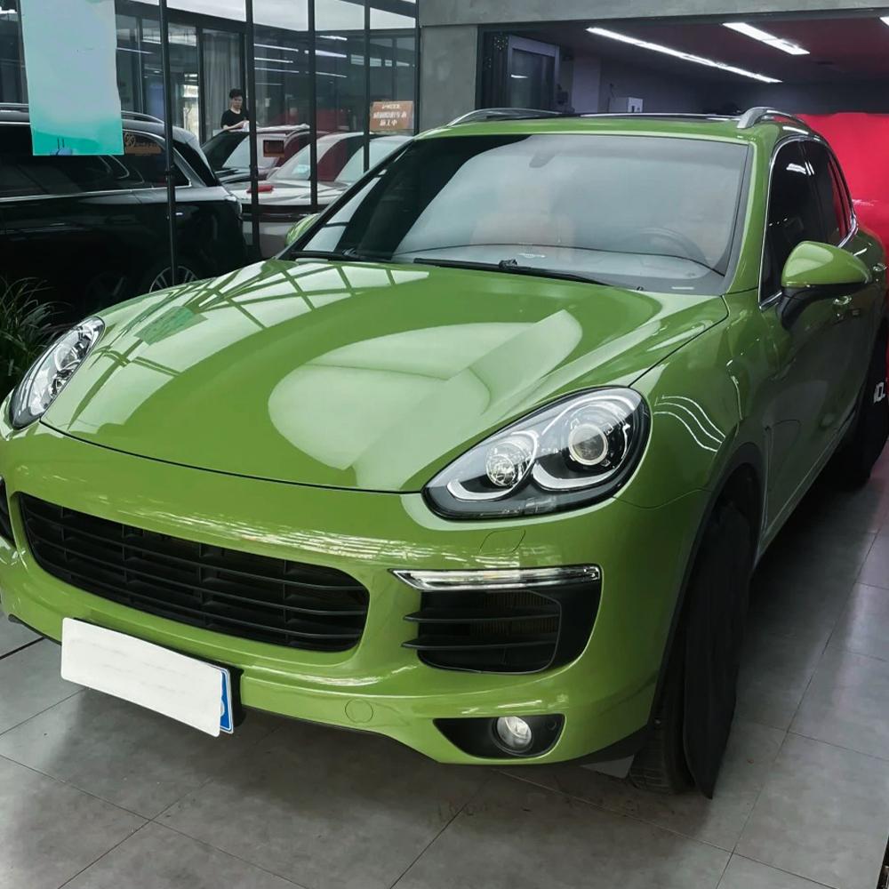 

Racing Green Car Wrapping Film Vinyl Film Bubble Free PET Decal Car Motorcycle Body Sticker Auto Accessories Exterior Interior 10x152cm