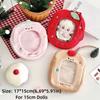 Dustproof Doll Display Bag Transparent Portable Data Cable Storage Bag Backpack Pendant Cartoon Doll Display Box