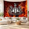 Newcastle United Football Wall Tapestry, Soft Fabric Wall Hanging, Decorative Backdrop For Bedroom Home Wall Art