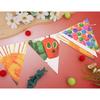 Hungry Caterpillar Party Garland Banner, 80 Inches, Colorful Triangle Pennants for Birthday Decoration,Fruit Theme Garland for Baby Boy Girl