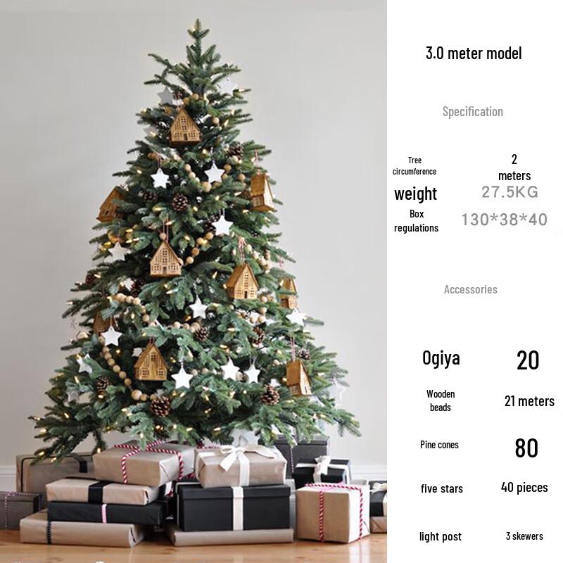 Papa Rabbit 2025 Luminous Christmas Tree Decoration Set