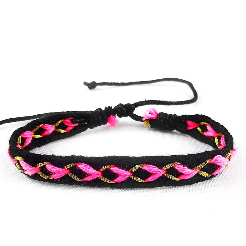 Colorful Handmade Unisex Woven Bracelet - Stylish Couple Design