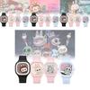 Ceas Trendy pentru Copii cu Desene Animate Bubble Mart, de Înaltă Calitate, Curea Moale din Silicon Jelly