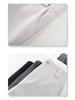 Spring 2025 Women's High-Waist White A-Line Suit Shorts - Casual, Loose Wide-Leg Design