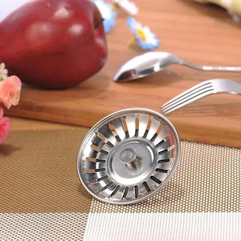 2 Piezas Colador Tapón para Fregadero de Cocina Tapón de Desagüe Filtro de Fregadero Filtre Colador de Fregadero Filtro Desagüe de Piso Herramientas de Cocina