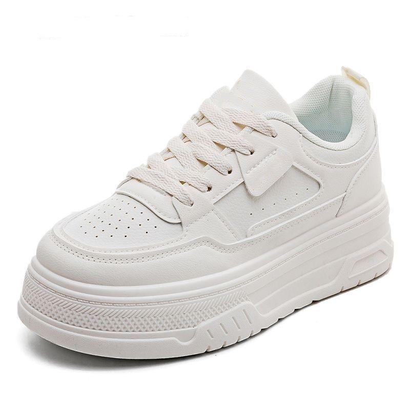 נעלי ספורט קז'ואל חדשות לאביב וקיץ, עם סוליה עבה, להגבהה, לסטודנטים