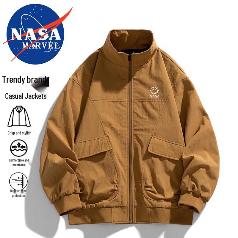 

NASA MARVEL Men s Stand Collar Workwear Jacket L