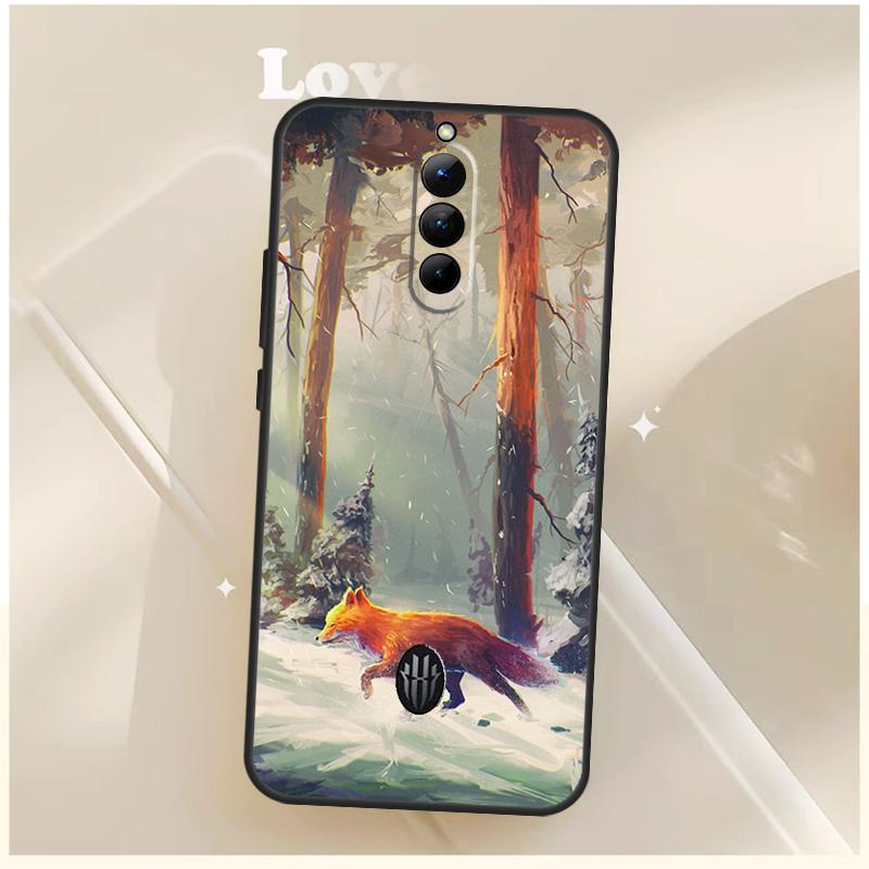 Cute Animal Fox Case For ZTE Nubia Red Magic 10 Air 6S 7S 6 7 For RedMagic 11 10 9 8 9S 8S 10S Pro Plus Cover