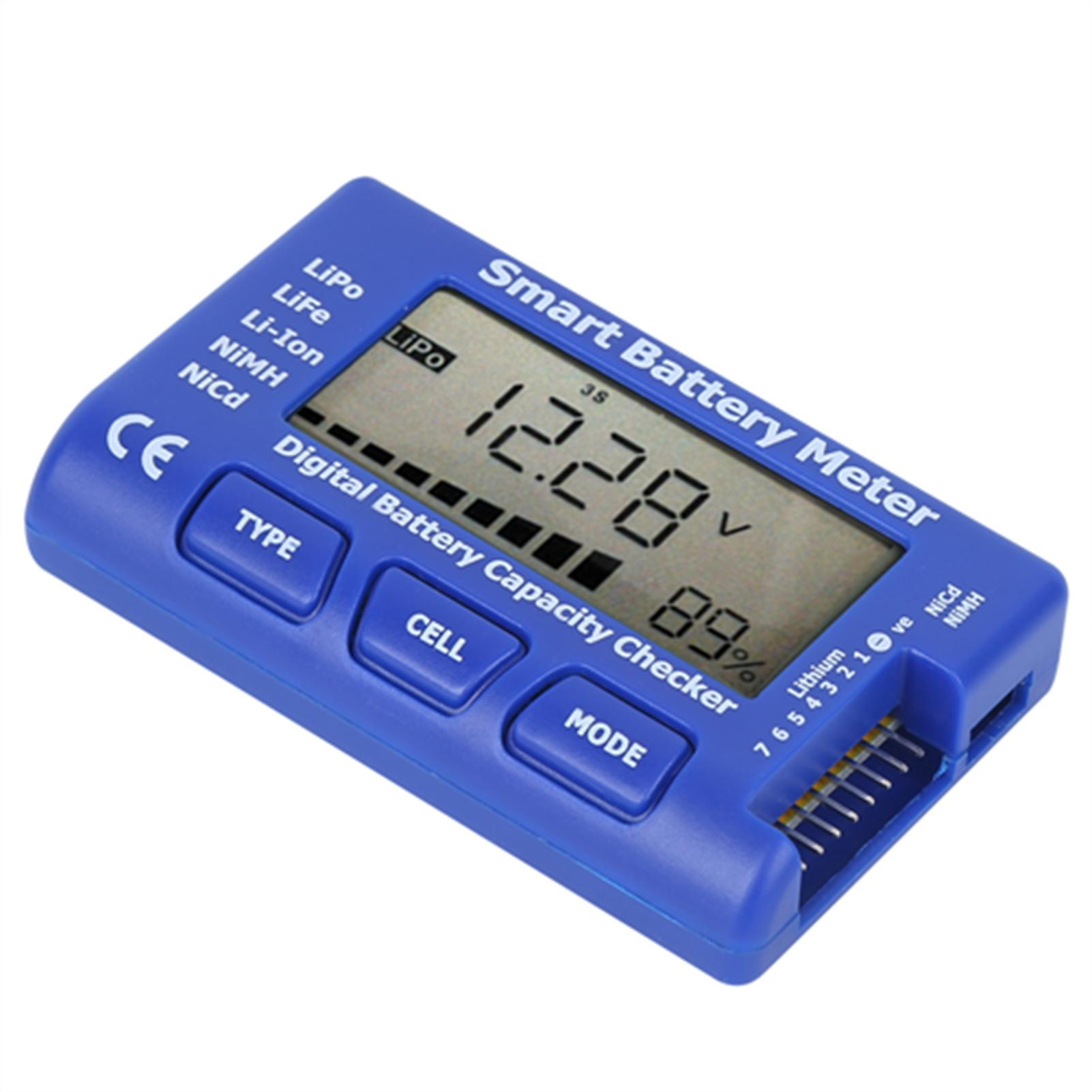 

5‑In‑1 Intelligent Digital Battery Meter Battery Capacity Checker with LCD Display