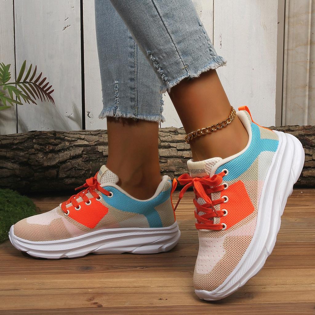 Sport Adult Mesh Sneakers Women Lightweight Running Sneakers Women's Casual Fashion Lightweight Running Shoes Size 36-43