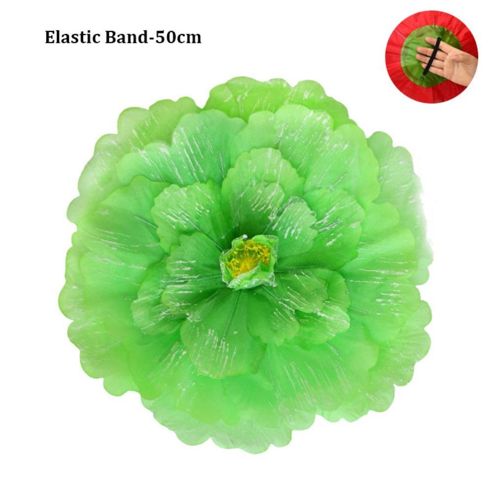 17/20/30/40/50cm Pfingstrosenblumen-Tanz-Requisiten Stoff Kreative Aufführung Kindergarten-Tanzaufführung Bunt