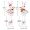 Easter Bunny Figurine Couple'S Dressed Bunny Decoration Party Atmosphere Decoration For Living Room Entryway Display Window