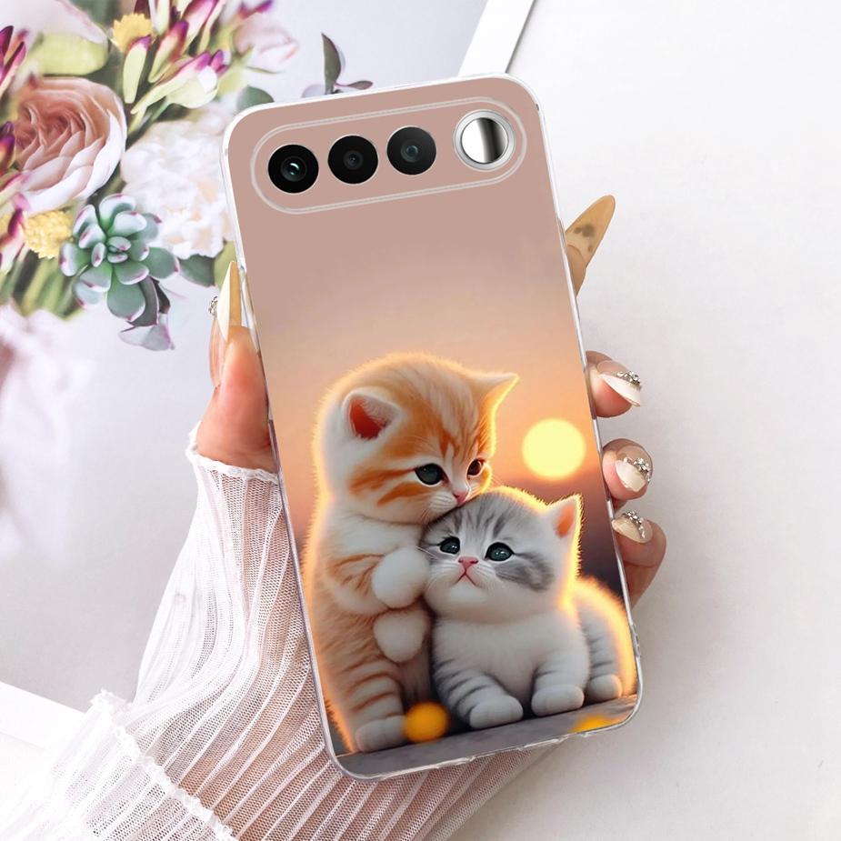 For Realme 16 5G Case RMX5171 Cute Cat Fashion Painted Cover Soft Silicone Protective Shell For Realme 16 Realme16 5G Phone Case