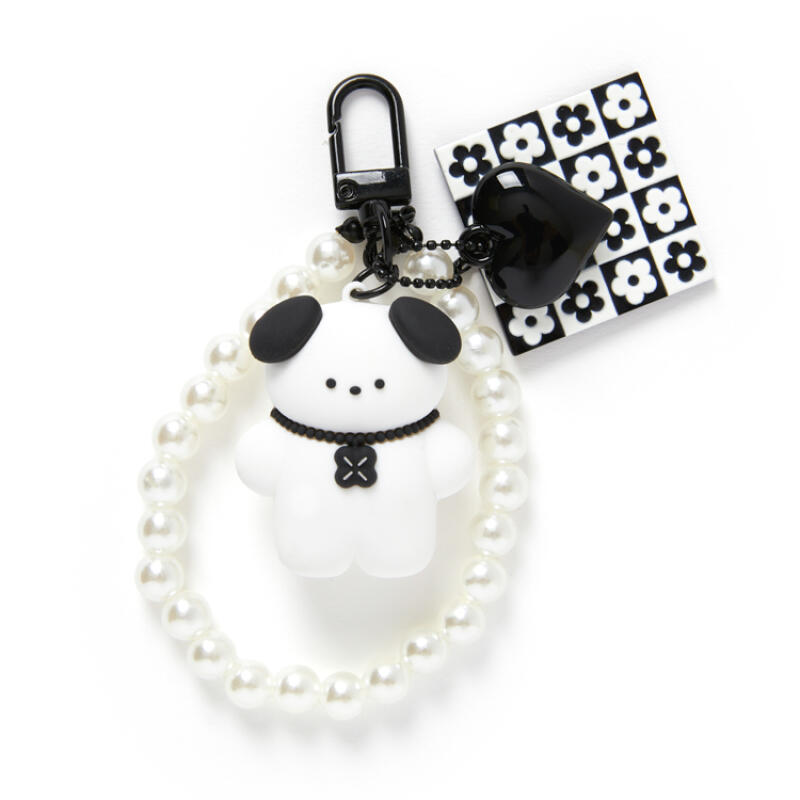 Big Black Puppy Keychain (16014102)
