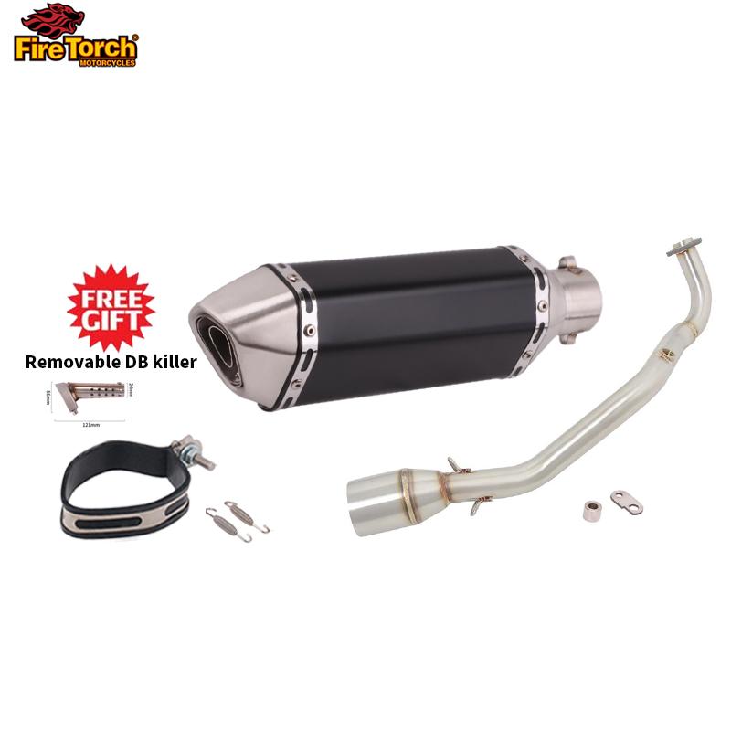 Slip On For YAMAHA Cygnus Gryphus 125cc Full System Motorcycle Exhaust Escape Moto Front Pipe Muffler With Reomvable DB Killer
