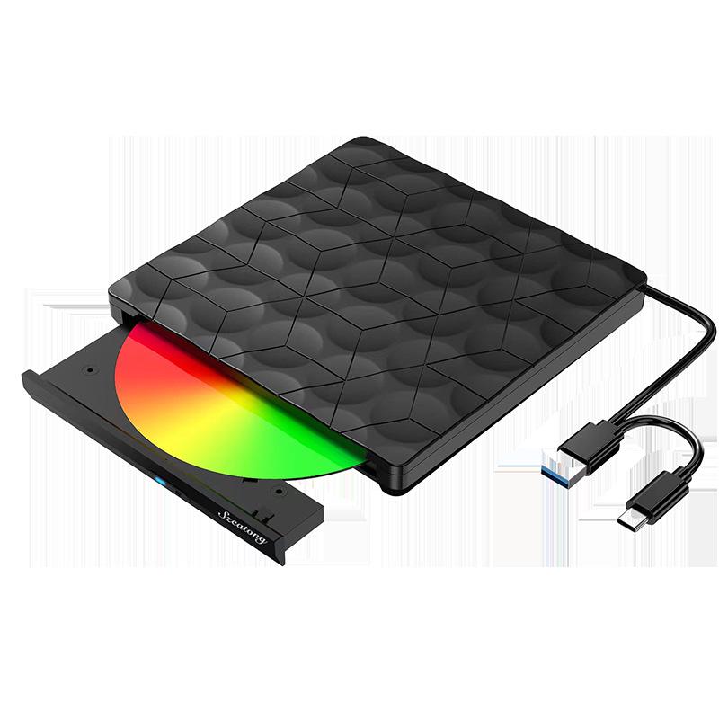 Sanzechuangtong Universal USB/Type-C External DVD/VCD Burner for Laptops and Desktops