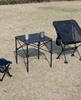 Outdoor Camping Aluminum Roll Table Folding Compact Lightweight Load Capacity 80kg Heat Resistant Treatment Frosted Storage Bag Included [iClimb]