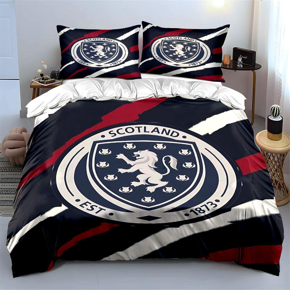 Scotland Flag Bedding Set Bedding Duvet Cover Set Duvet Cover Pillowcases (1 * Duvet Cover 2 * Pillowcases, without duvet insert)