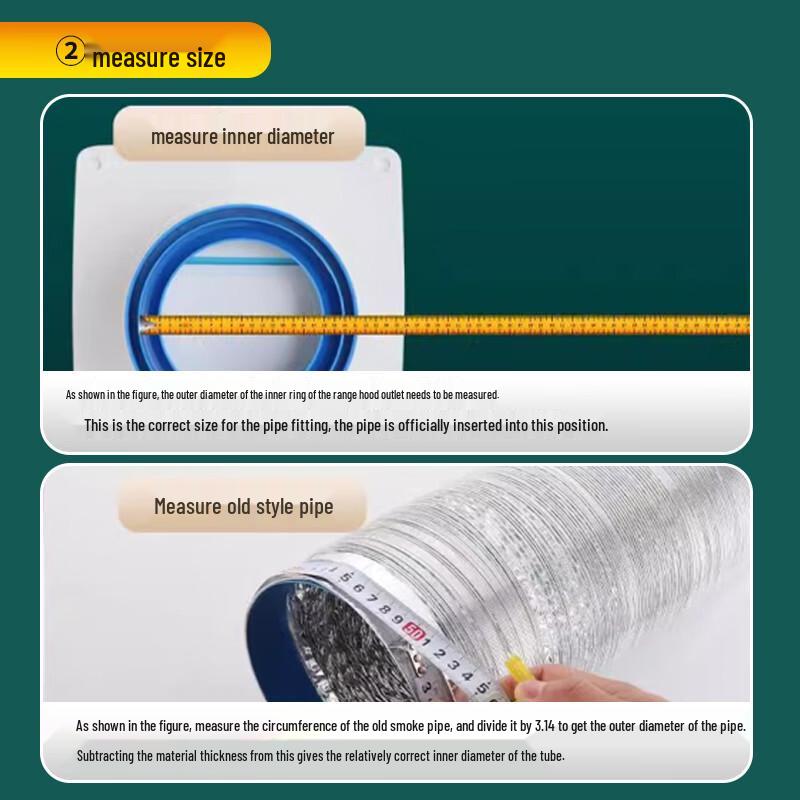 Thickened Aluminum Foil Range Hood Exhaust Duct