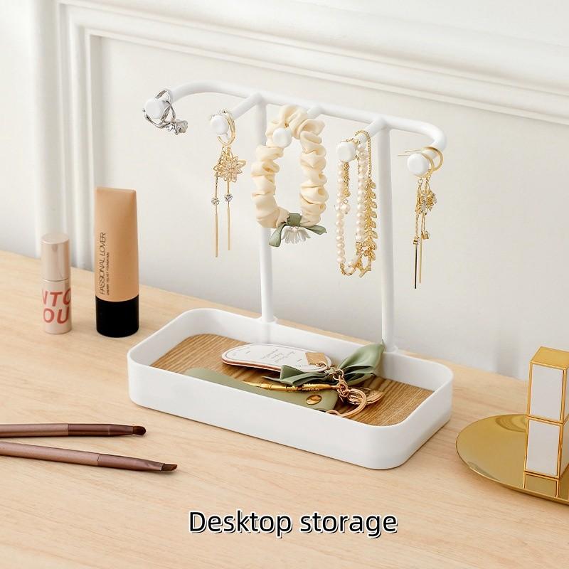 Japanese Style Home Jewelry Rack Storage Hanging Rack Jewelry Bracelet Necklace Ring Earring Rack Hair Accessories Exquisite Display Rack