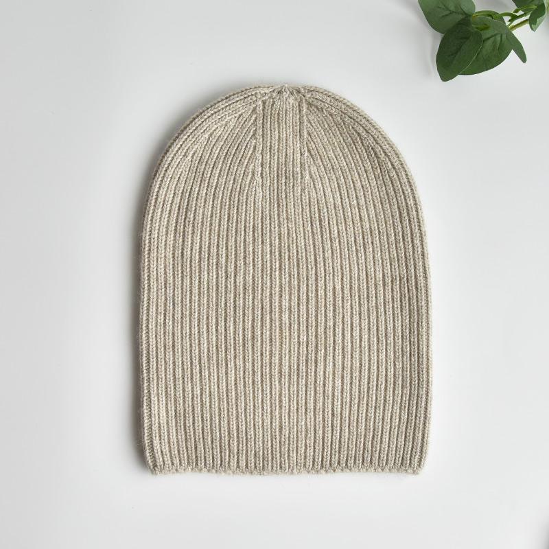 Custom Winter Wool Knitted Beanie for Women Men Unisex Warm Cuff Beanie High Quality Plain Beanies Factory