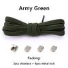 1 Pair Flat Shoe Laces For Sneakers Elastic Shoelaces Without Ties Press The Metal Lock Lazy Shoes Lace Rubber Band Accessories