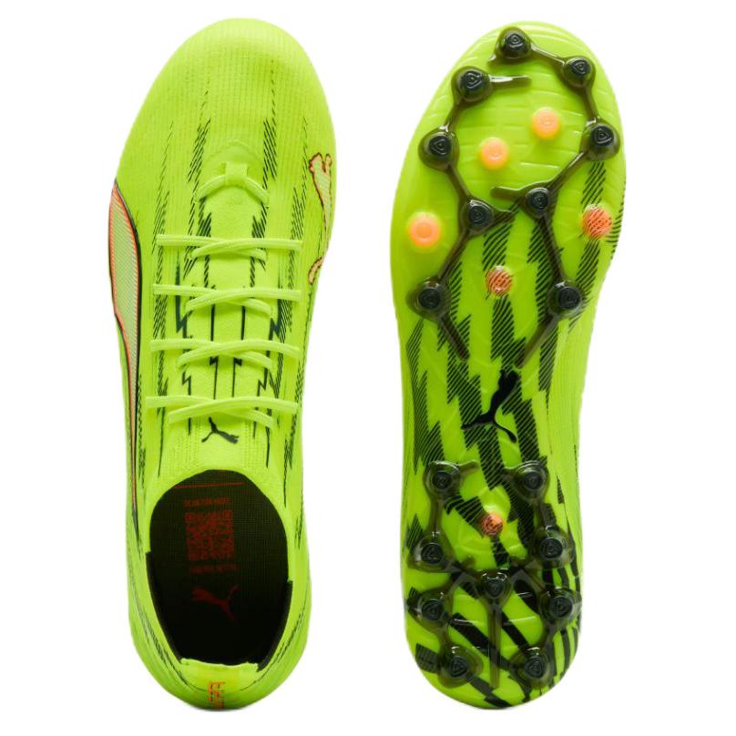 Puma Ultra 6 Ultimate Comfortable Fit Soccer Shoes Unisex Soccer Shoes Green Black 108999-01