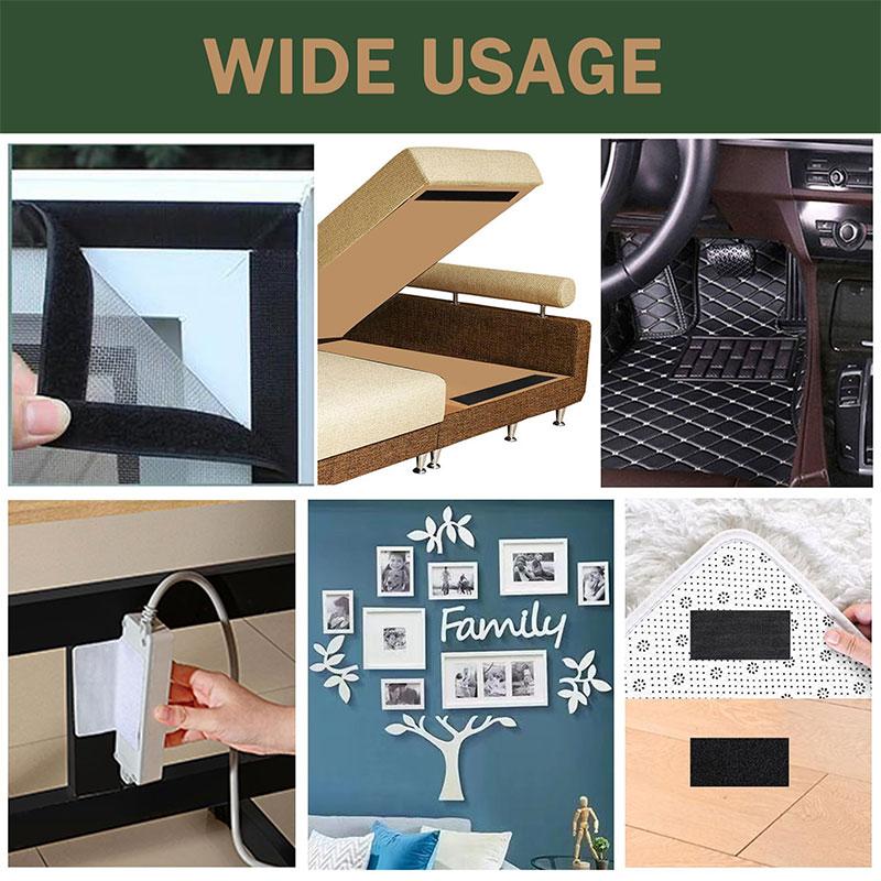 25M Strong Self Adhesive Hook and Loop Tape 20mm Nylon Magic Sticky Strips Fastener For DIY Home Apparel Sewing Supplies