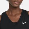 Nike Solid Color Logo Cutout Casual Sports Tank Top Women Tops Black CV4785-010