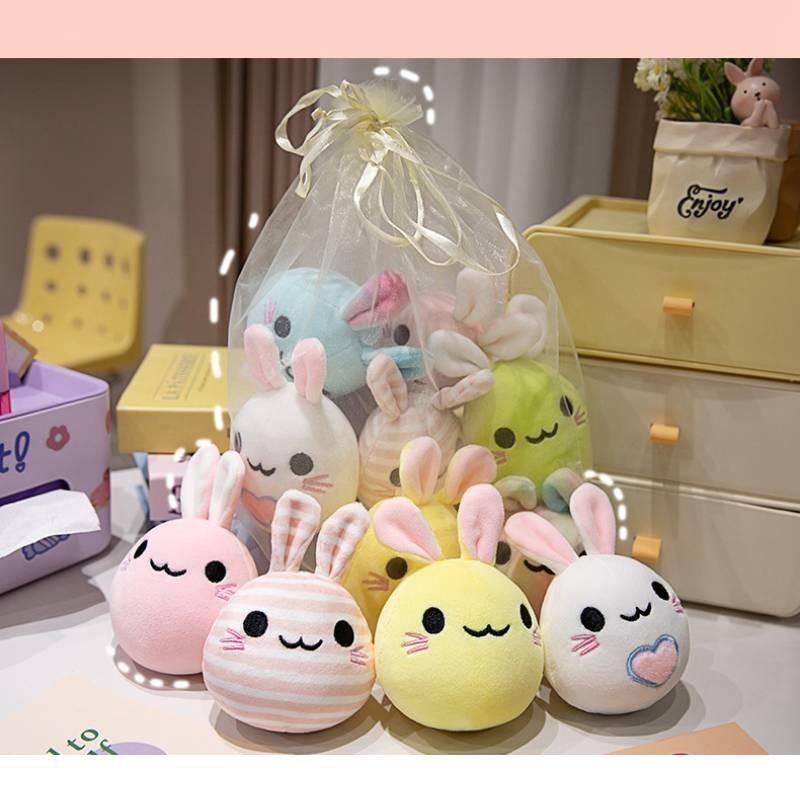 Bag Cartoon A Of Rabbit Plush Toys Containing 9 Dolls Cute Girl Present Birthday
