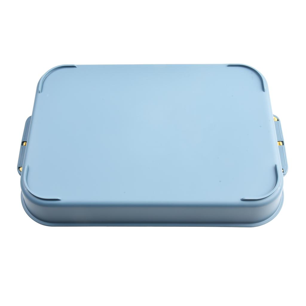 Tray Rabbit Litter Tray Large Space Smooth Corner Detachable Design 27x18.5x4cm Blue For Pet’s Training For Pet’s Training