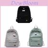 Velvet Student Backpack With Zipper Closure And Inner Pouch For High School And College Daily Use