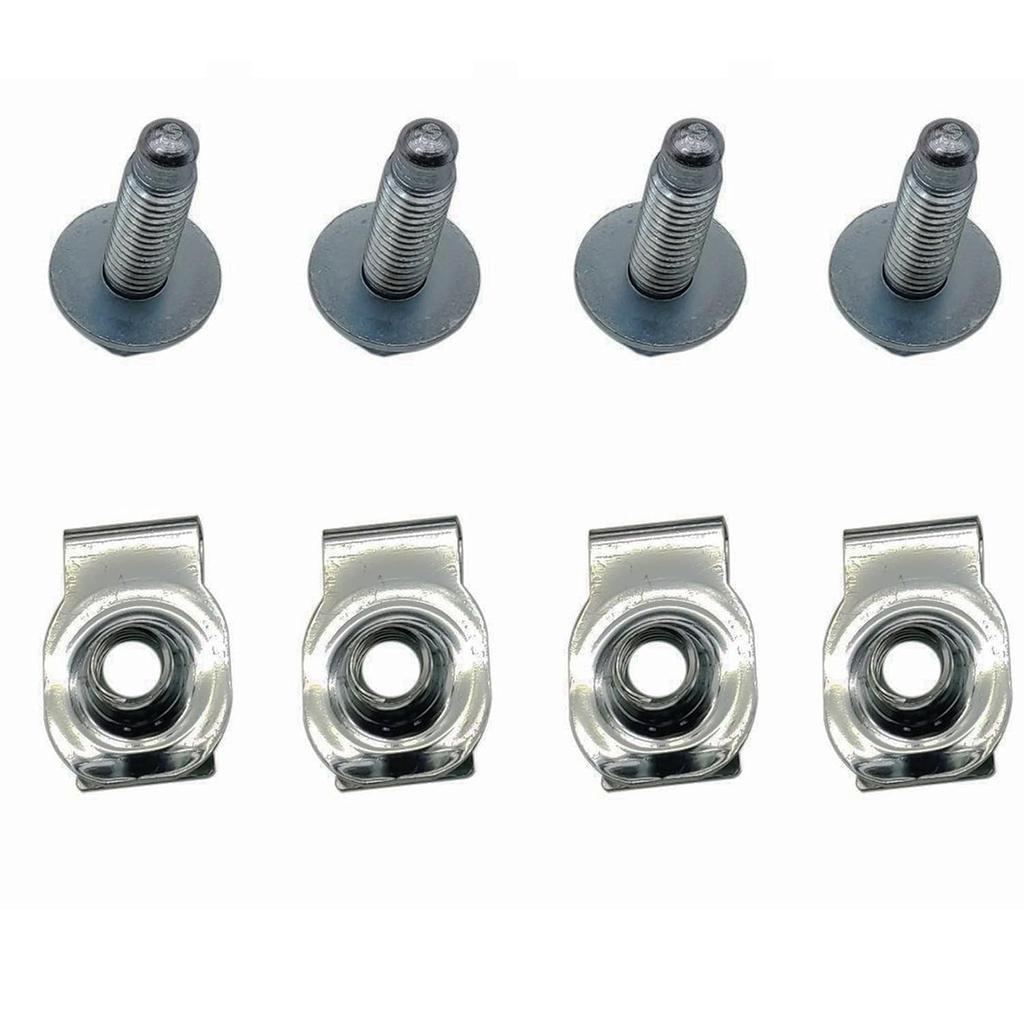 Front Bumper Outer Bracket Bolt U-nut Set Compatible with Ford F250 F350 F450 F550 Super Duty 2011-2016 Replace 11516845